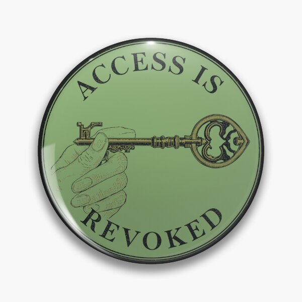 Item preview, Access Is Revoked Vintage Key | Introvert Boundaries Burnout designed and sold by VENOHA.