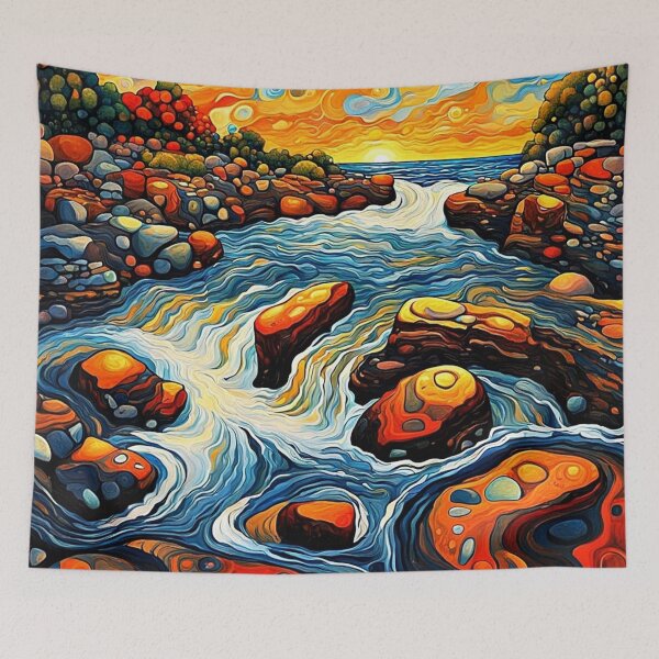 Item preview, Streaming through rocks designed and sold by George Hutton Hunter.