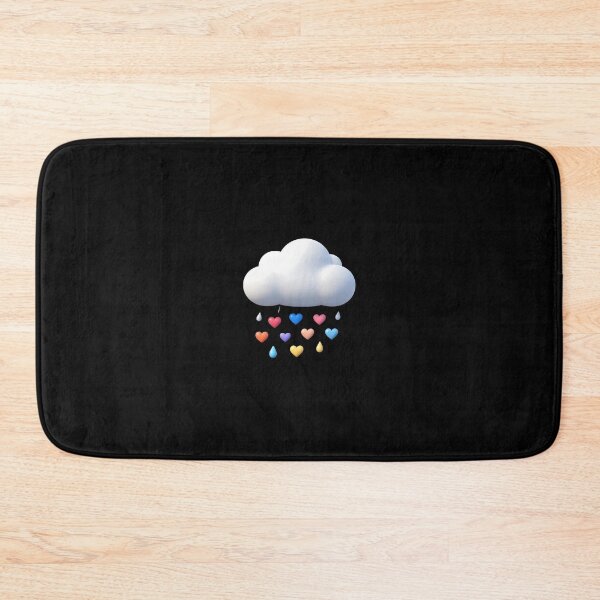 Item preview, Raining Hearts Cloud: 3D Cute Rainbow Rain Art designed and sold by artlife4.