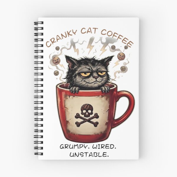 Item preview, Cranky Coffee Cat Caffeine Punch designed and sold by masakiworks.