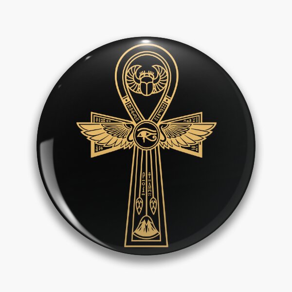 Item preview, Golden Ankh of Eternal Protection designed and sold by FlatInkStudio.