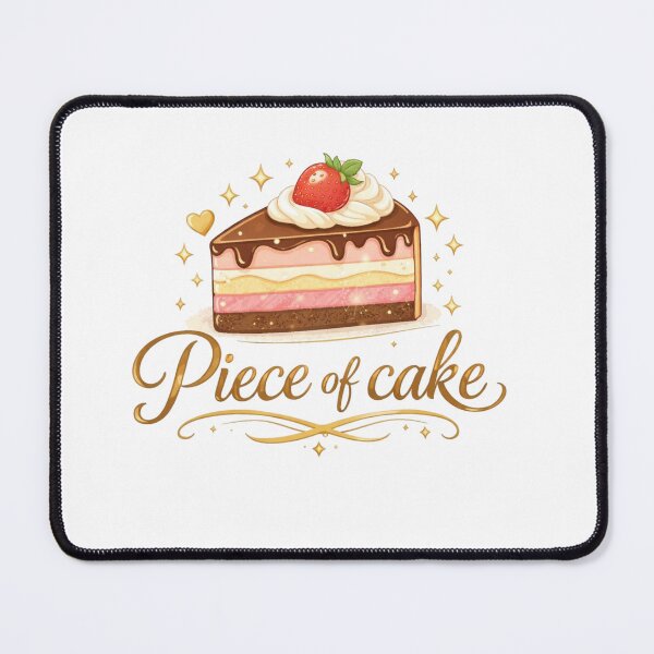 Item preview, simple piece of cake designed and sold by Saucebyte.