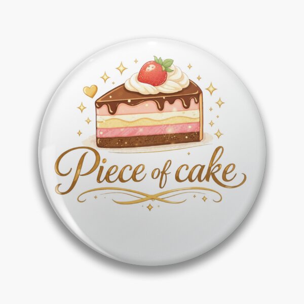 Item preview, simple piece of cake designed and sold by Saucebyte.