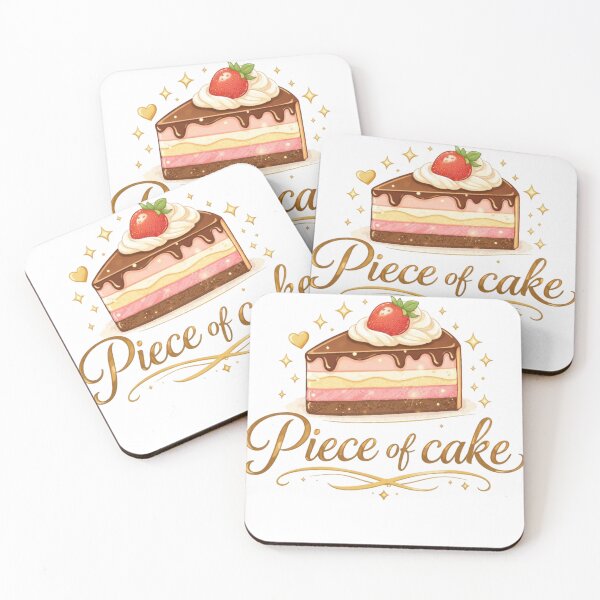 Item preview, simple piece of cake designed and sold by Saucebyte.