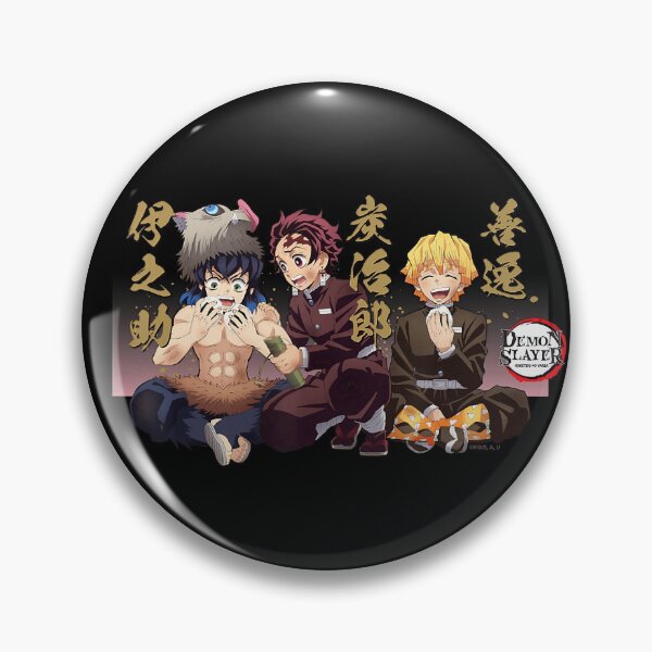 Item preview, Tanjiro Inosuke Squad Anime Graphic Poster Design designed and sold by KratofilKerri.