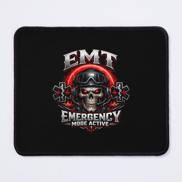 Item preview, Gothic Skull EMT Emergency Mode Active EMS Tactical Streetwear Design for National EMS Week designed and sold by ClinicalHubs.