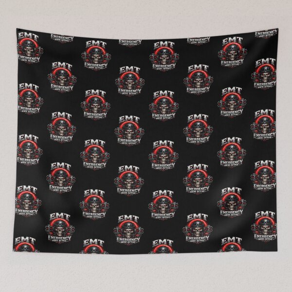 Item preview, Gothic Skull EMT Emergency Mode Active EMS Tactical Streetwear Design for National EMS Week designed and sold by ClinicalHubs.