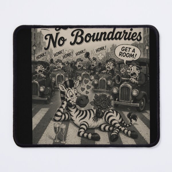 Item preview, Funny Zebra in Love designed and sold by CoolCrazyQuirky.
