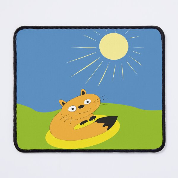 Item preview, Cozy Introvert Cat Sunbeam Humor Illustration designed and sold by Vac1.