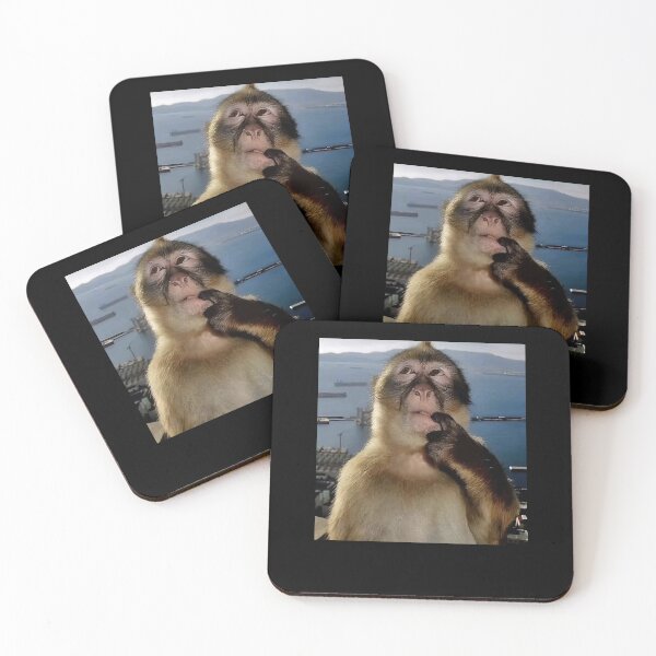 Item preview, Thinking Monkey Meme Funny designed and sold by studio-ssaam.