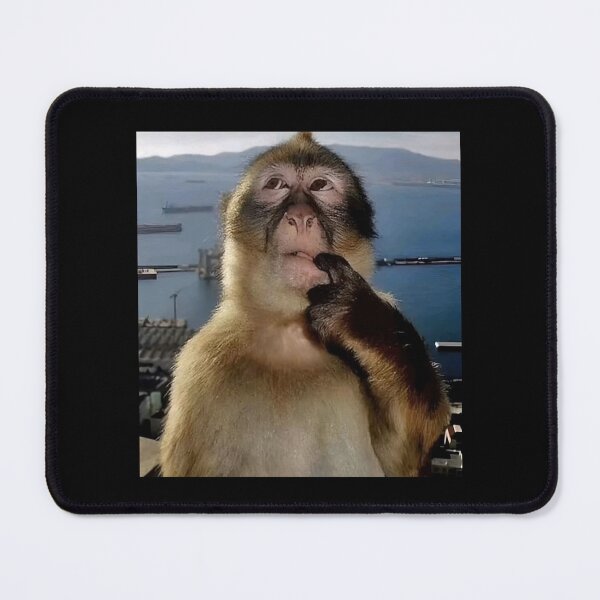 Item preview, Thinking Monkey Meme Funny designed and sold by studio-ssaam.