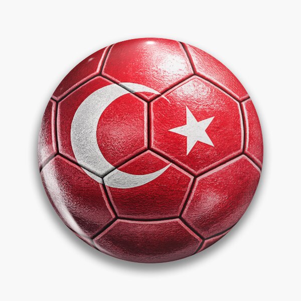 Item preview, Turkey Football Flag Design designed and sold by redsharkuk.
