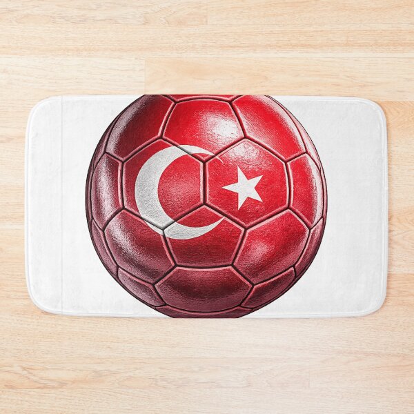 Item preview, Turkey Football Flag Design designed and sold by redsharkuk.
