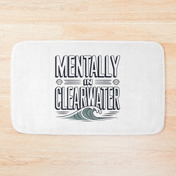 Item preview, Mentally In Clearwater Retro Beach T-Shirt | Florida Coastal Aesthetic designed and sold by Timeless Design.