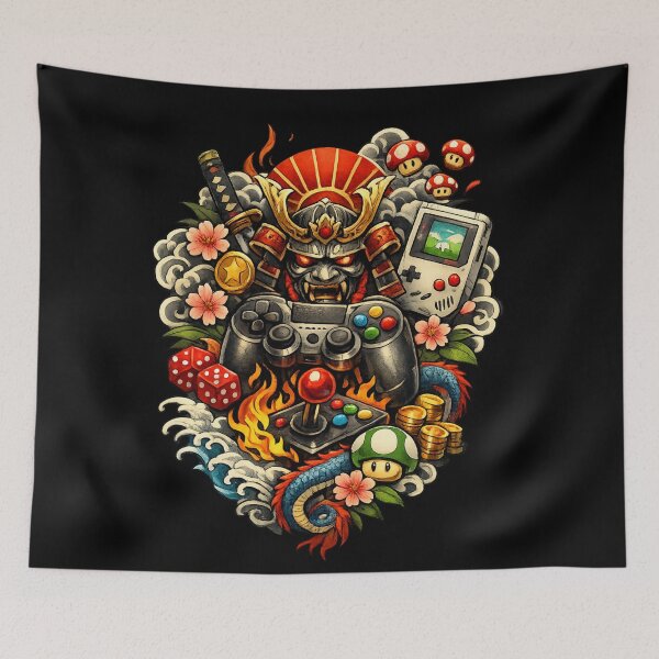 Item preview, Gaming Samurai designed and sold by SnazAFraz.