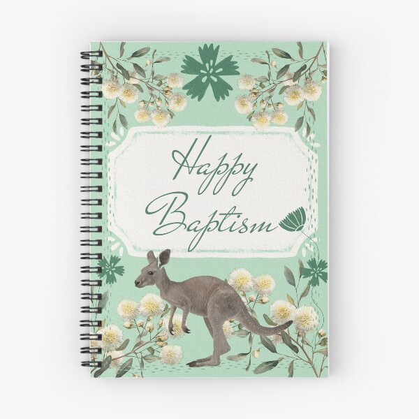 Item preview, Happy Baptism Kangaroo  designed and sold by Nuevomundo Arte Designs by Anahí .