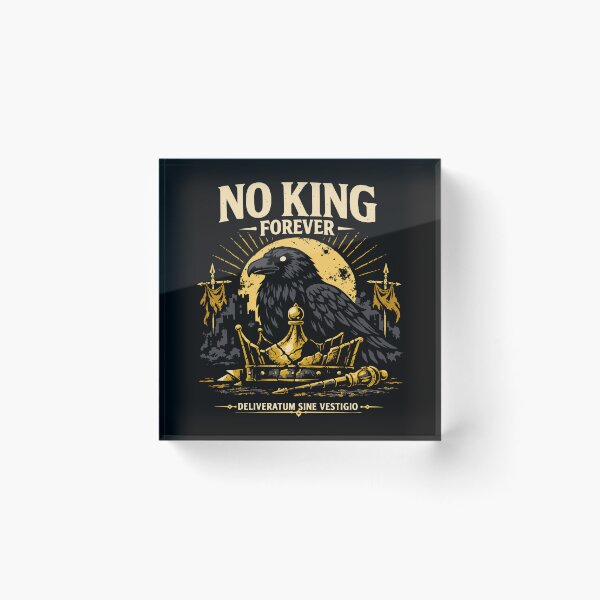 Item preview, NO KING FOREVER designed and sold by Creative Magia.