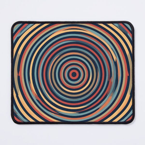 Item preview, Retro 70s Abstract Concentric Circles designed and sold by ShapeBow.