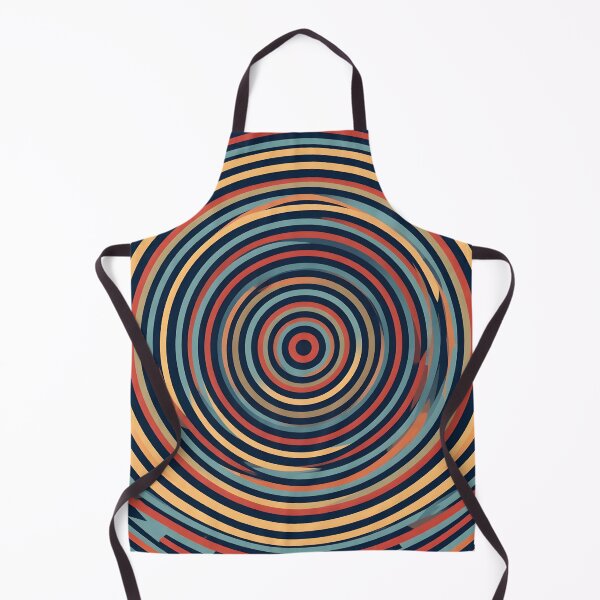 Item preview, Retro 70s Abstract Concentric Circles designed and sold by ShapeBow.