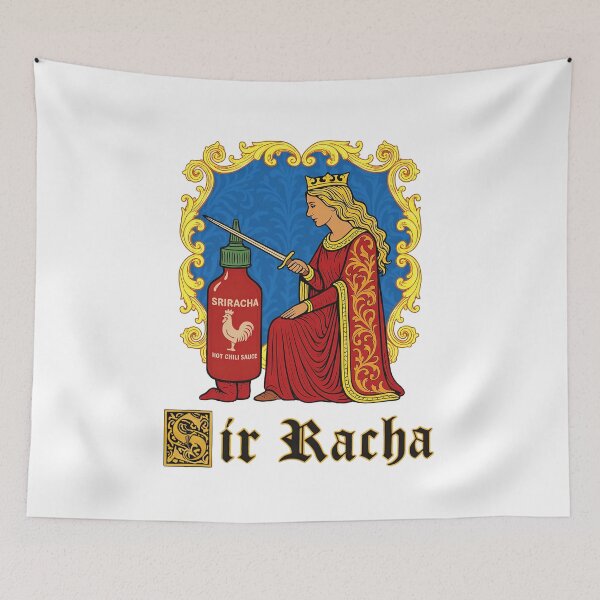 Item preview, Sir Racha Meme Sriracha Medieval Funny designed and sold by studio-ssaam.
