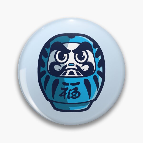 Item preview, Cute Daruma Doll Kawaii Japanese Lucky Charm Sticker designed and sold by xMamako.