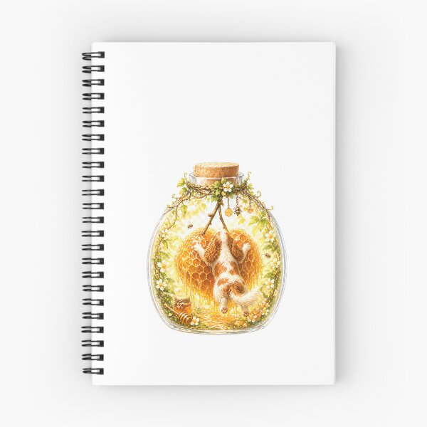 Item preview, Cavalier King Charles Spaniel Honey Sticker – Cute Blenheim Puppy Bee Cottagecore Dog Art for T-Shirts, Phone Cases & Gifts designed and sold by SakuraWaStyle.