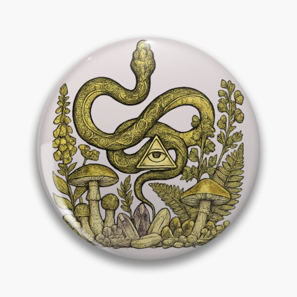 Item preview, Mystic Snake & All Seeing Eye Occult Vintage Design designed and sold by arifali786.