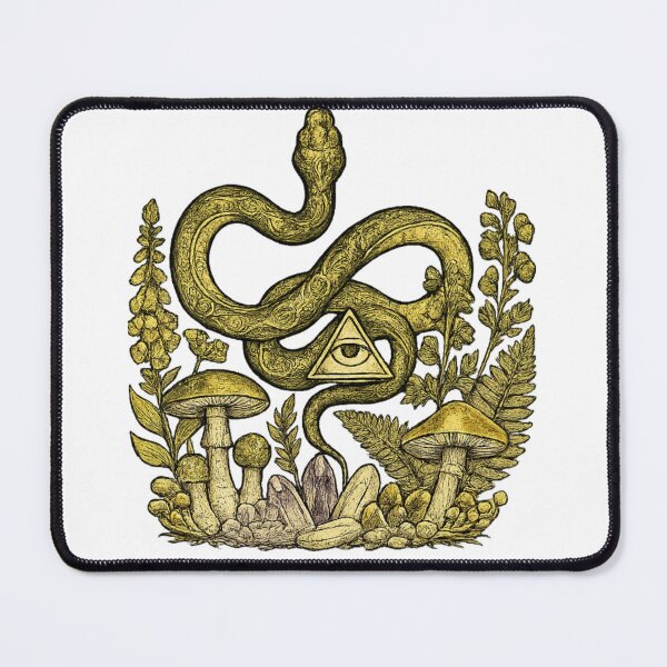 Item preview, Mystic Snake & All Seeing Eye Occult Vintage Design designed and sold by arifali786.