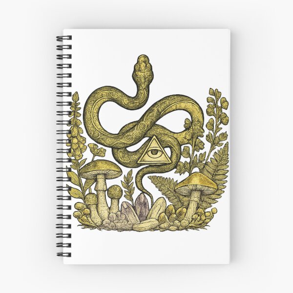 Item preview, Mystic Snake & All Seeing Eye Occult Vintage Design designed and sold by arifali786.
