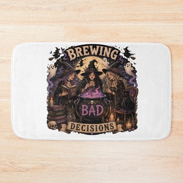 Item preview, Brewing Bad Decisions Witchy Halloween Coven Design designed and sold by MotylekAnia.
