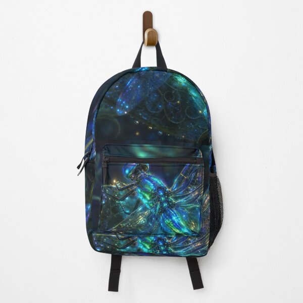 Item preview, LUMINOUS DRAGONFLY — Biolume Macro Fantasy Print designed and sold by Jandedan.