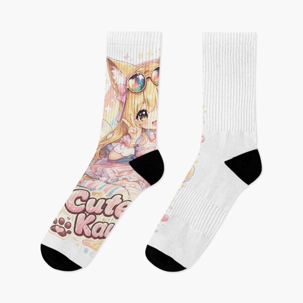 Item preview, Kawaii Anime Fox Girl and Shiba Inu Chibi Cute Aesthetic Japanese Manga  designed and sold by Dyan4.