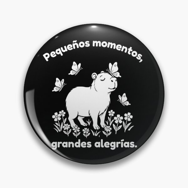 Item preview, Spanish Capibara Grandes alegrías – Cute Minimalist Design designed and sold by PAPIRO SIGLO XXI.