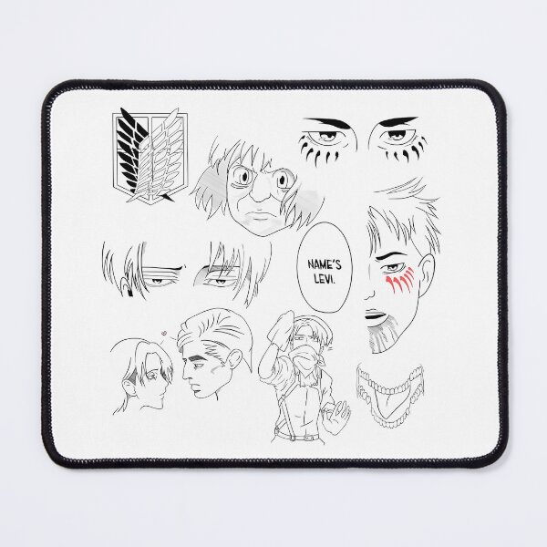 Item preview, Captain Levi Ackerman Sketch Compilation - Shingeki no Kyojin designed and sold by nighto-0W.