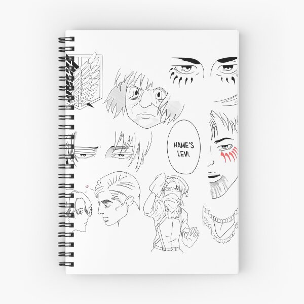 Item preview, Captain Levi Ackerman Sketch Compilation - Shingeki no Kyojin designed and sold by nighto-0W.