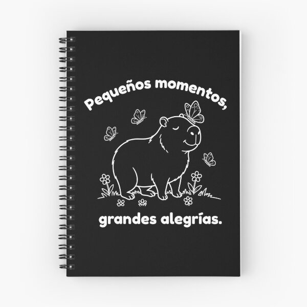 Item preview, Spanish Capibara Grandes alegrías – Cute Minimalist Design designed and sold by PAPIRO SIGLO XXI.