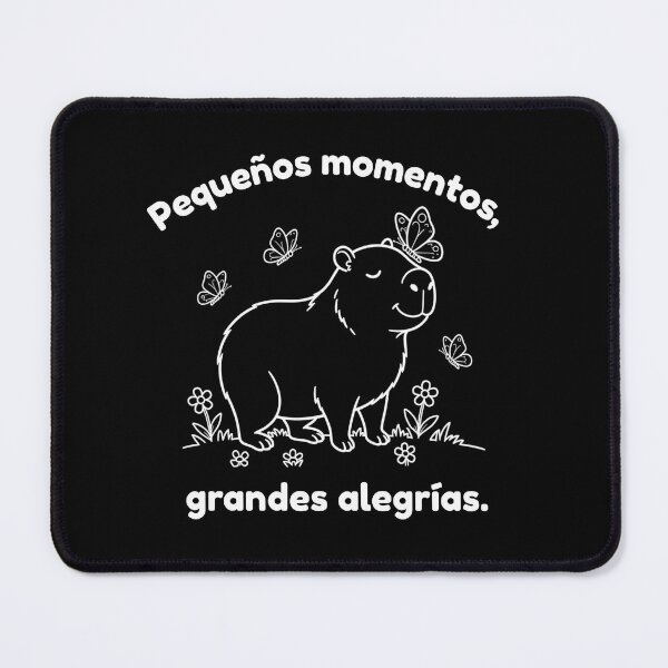 Item preview, Spanish Capibara Grandes alegrías – Cute Minimalist Design designed and sold by PAPIRO SIGLO XXI.