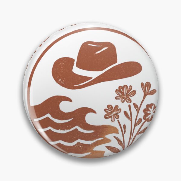 Item preview, Coastal Cowgirl Country Where Ocean Meets West – Vintage Stamp Retro Art | Western Beach Gift designed and sold by irfanshikh.
