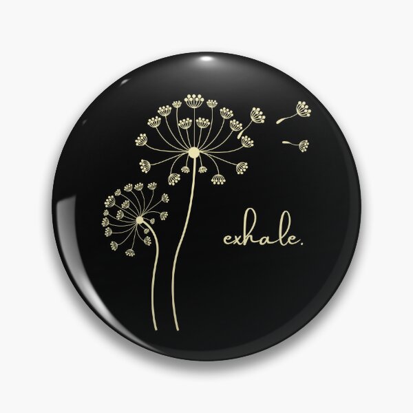 Item preview, Exhale Minimalist Dandelion Floral Design designed and sold by Lynn Creates.