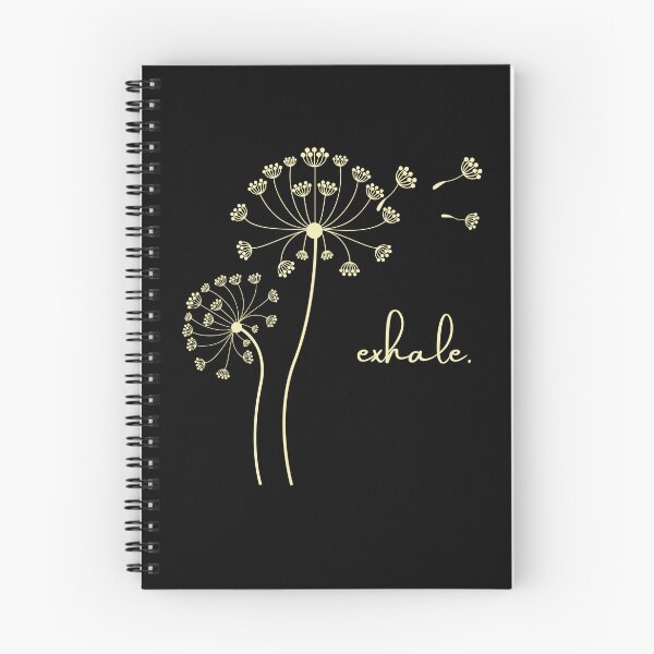 Item preview, Exhale Minimalist Dandelion Floral Design designed and sold by Lynn Creates.