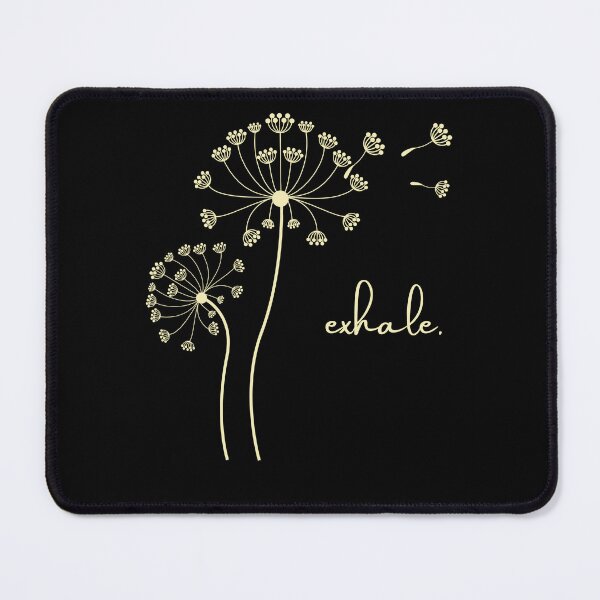 Item preview, Exhale Minimalist Dandelion Floral Design designed and sold by Lynn Creates.