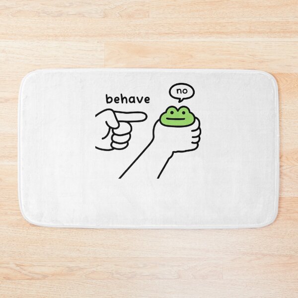 Item preview, Behave No Dishonest Frog Funny Meme designed and sold by charoen-design.