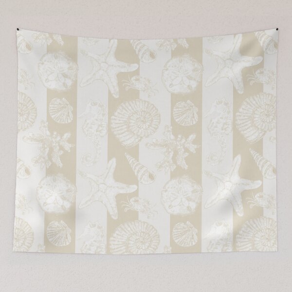 Item preview, Vintage White Washed Sea Life in Sand designed and sold by PD-Coastal.