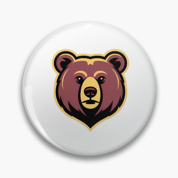 Item preview, Minimalist Bear Head Outline designed and sold by NiftyWrx.