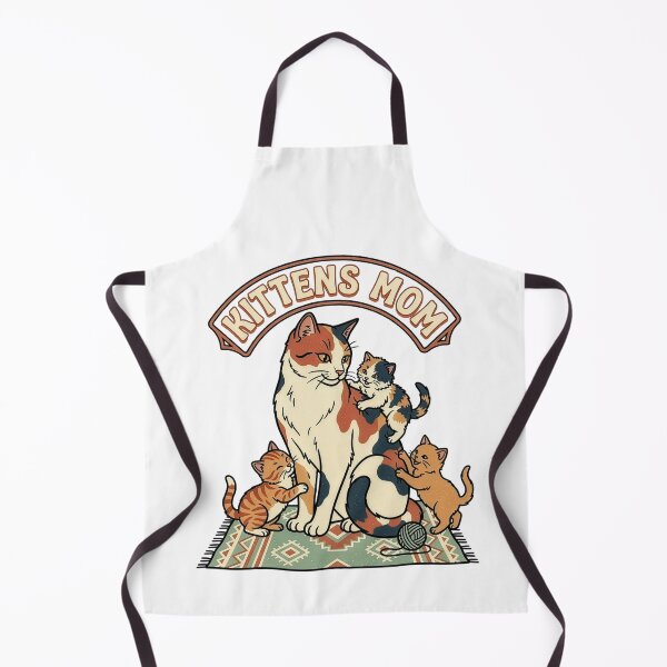 Item preview, Kittens Mom Vintage Calico Cat Retro Patch Design designed and sold by Amp6599.