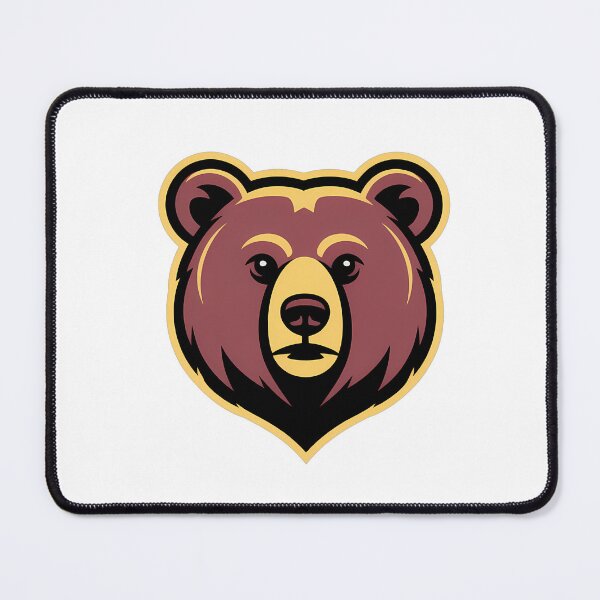 Item preview, Minimalist Bear Head Outline designed and sold by NiftyWrx.