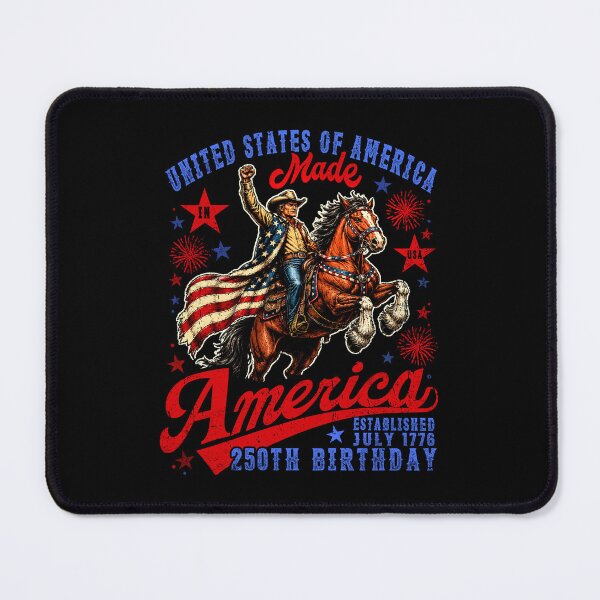Item preview, Made In America Funny Cowboy 250 years of America 250th Birthday designed and sold by Ortigzitoun.