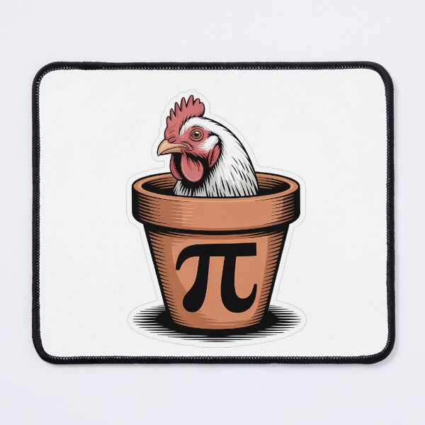 Item preview, Pi Chick in Terracotta designed and sold by NiftyWrx.