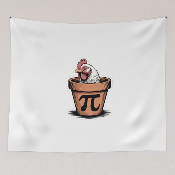 Item preview, Pi Chick in Terracotta designed and sold by NiftyWrx.