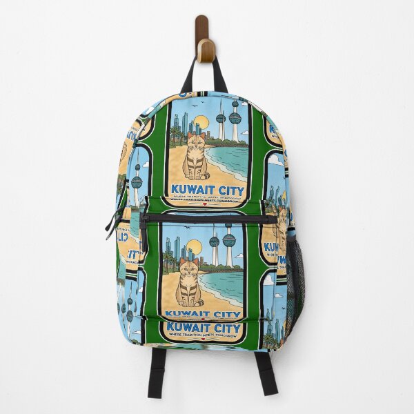Item preview, Kuwait City Cat Cartoon Travel designed and sold by Blupunk.